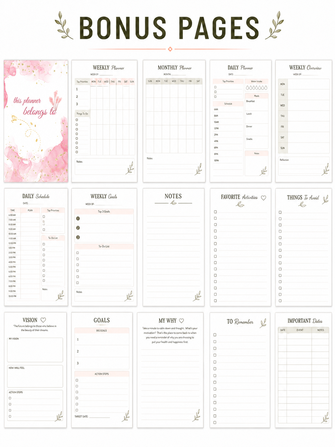Stop feeling lost about your wellness routine — this printable planner shows you what to track, what to plan, and how to stay organized one gentle page at a time.