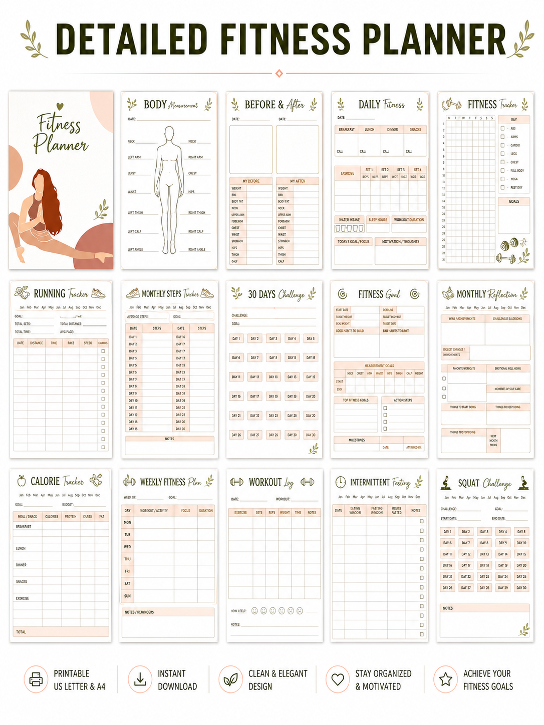 Stop feeling lost about your wellness routine — this printable planner shows you what to track, what to plan, and how to stay organized one gentle page at a time.