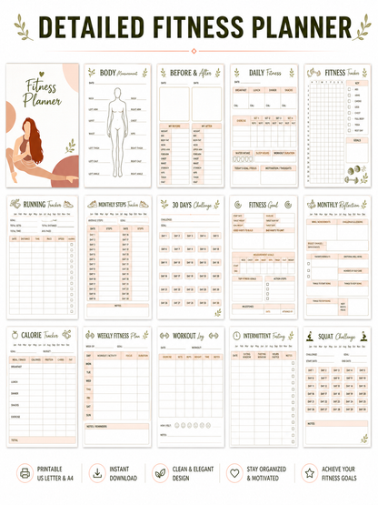Stop feeling lost about your wellness routine — this printable planner shows you what to track, what to plan, and how to stay organized one gentle page at a time.